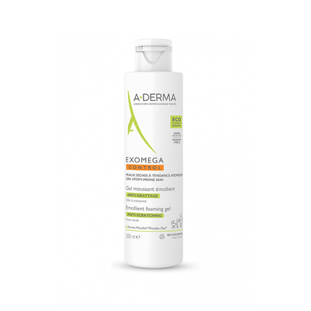 A-Derma Exomega Control Gel espumoso emoliente 200ml