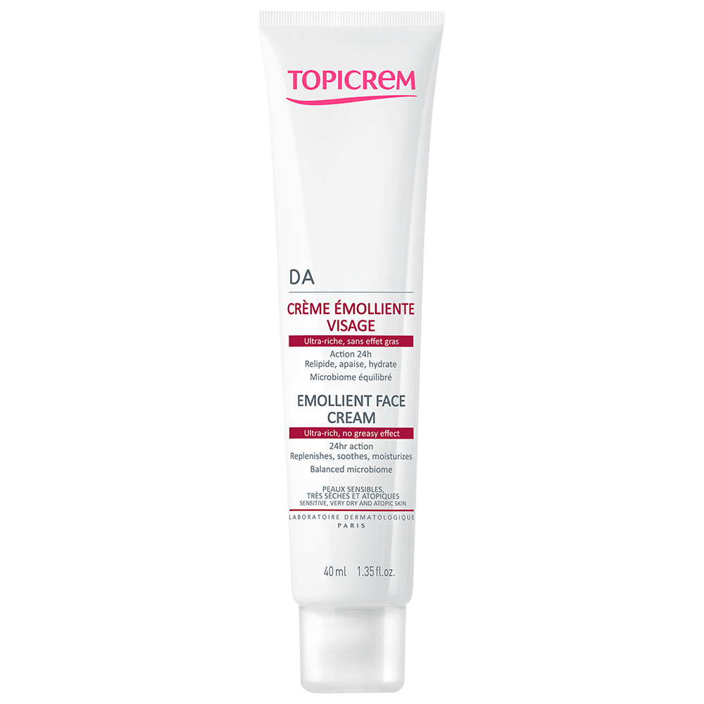 Topicrem Da Pieles Atópicas Crema emoliente facial Piel sensible, muy seca y atópica 40 ml