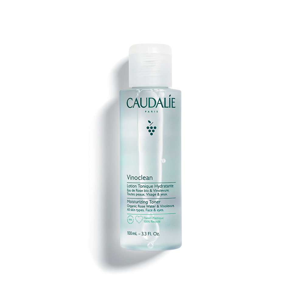 Caudalie Vinoclean Loción tónica hidratante para rostro y ojos 100 ml