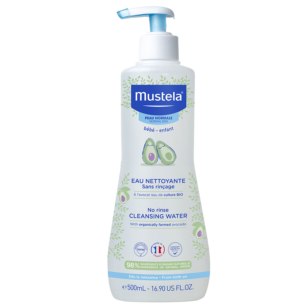 Mustela Agua Limpiadora Sin Aclarado Peaux Normales 500ml
