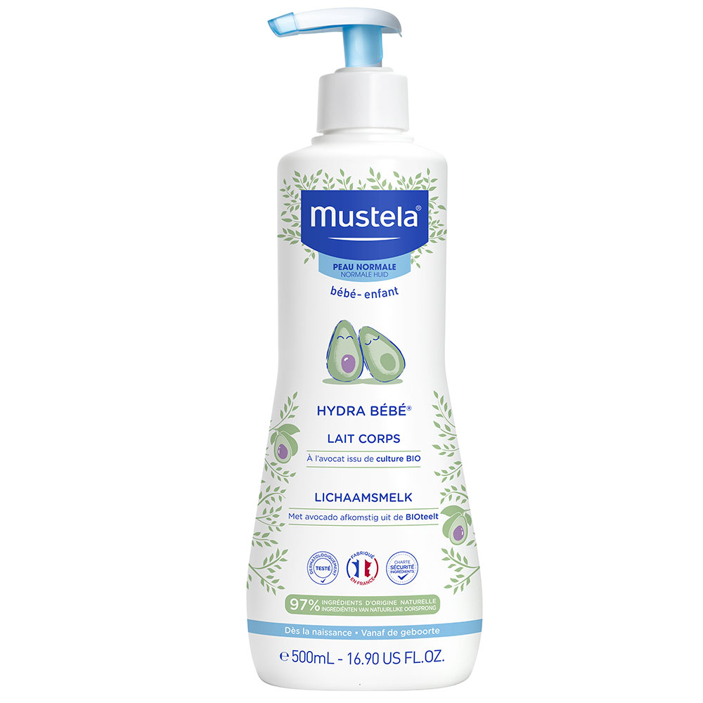 Mustela Leche Corporal Pieles Normales Hydra Bebé 500 ml