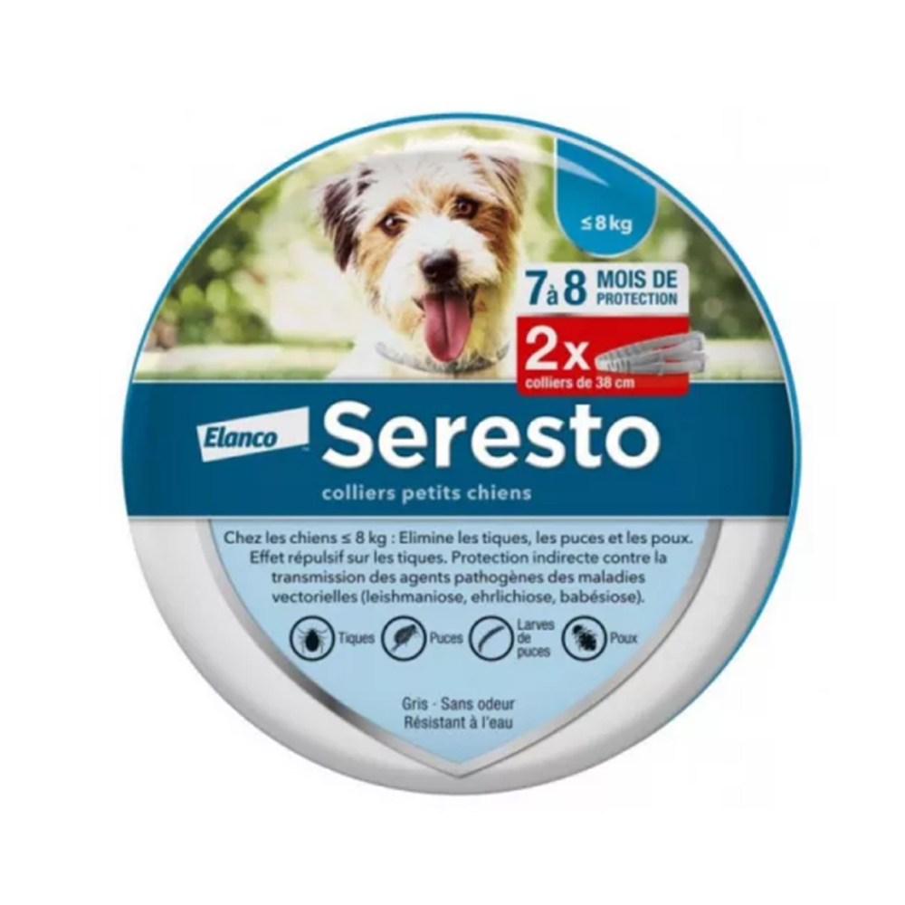 Seresto Collar antiparasitario para perros pequeños x 2