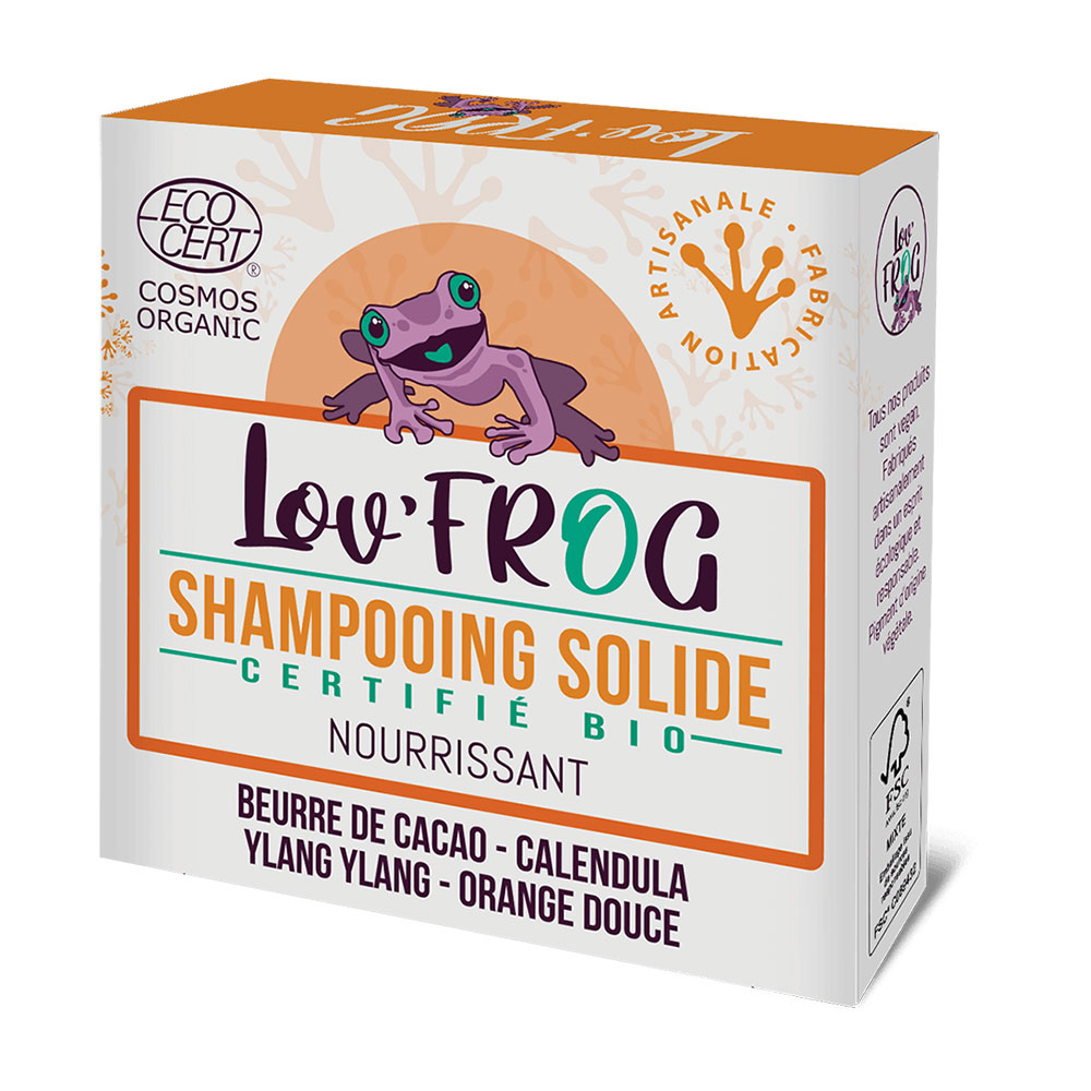 Lov'Frog Champú sólido nutritivo certificado bio 50g