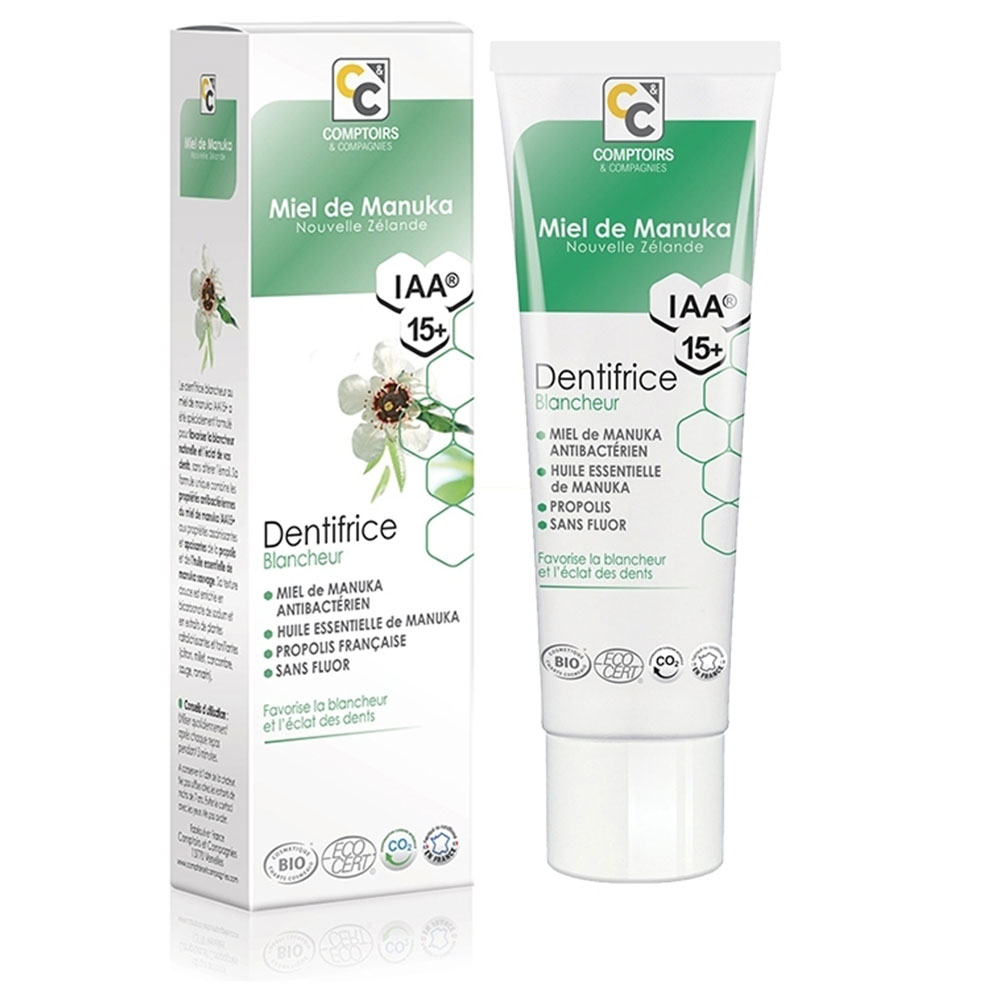 Comptoirs Et Compagnies Dentífrico Blanqueador Ecológico Miel de Manuka 75 ml