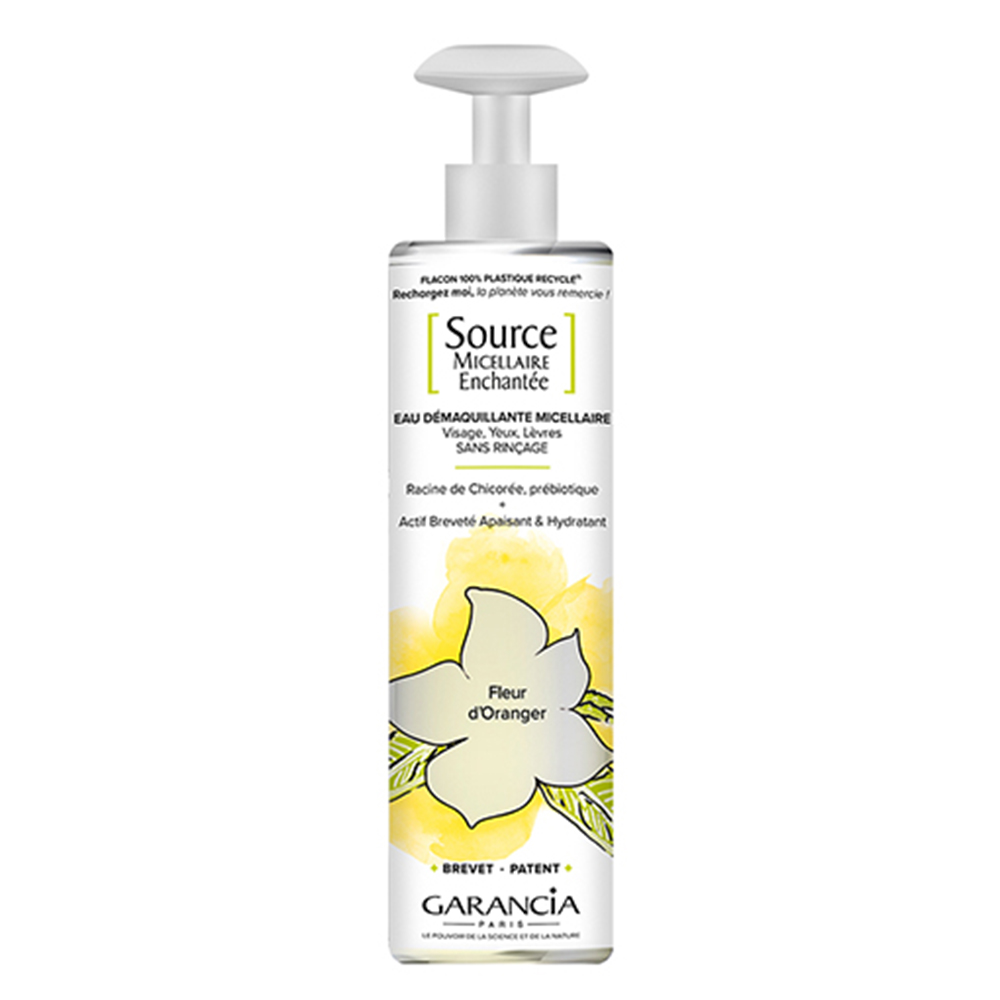 Garancia Micellar Water Agua micelar sin aclarado rostro ojos y labios 400 ml