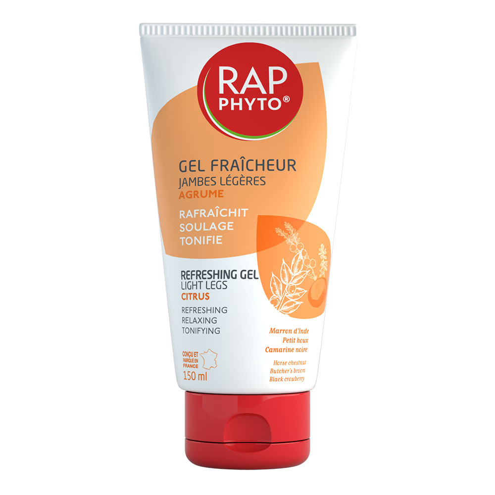 Rap Phyto Gel refrescante piernas ligeras perfume cítrico 150ml