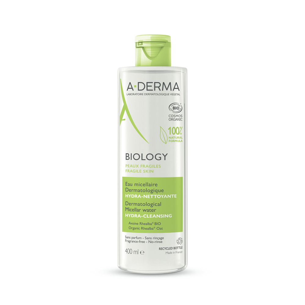A-Derma Biology Agua Micelar Dermatológica Limpieza Hidratación BIO 400ml