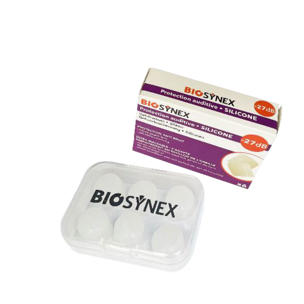 Biosynex Protectores auditivos de silicona 3 pares