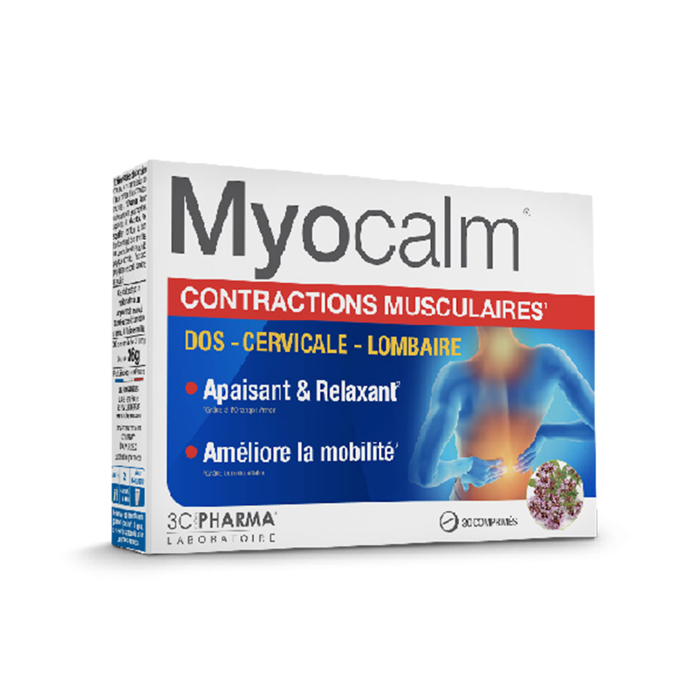 3C Pharma Myocalm Myocalm contracciones musculares 30 comprimidos