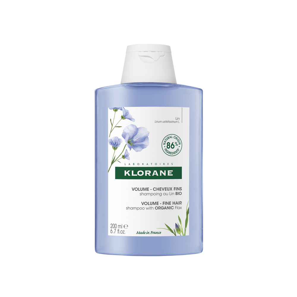 Klorane Lino Champú volumen para cabellos finos Bio 200 ml