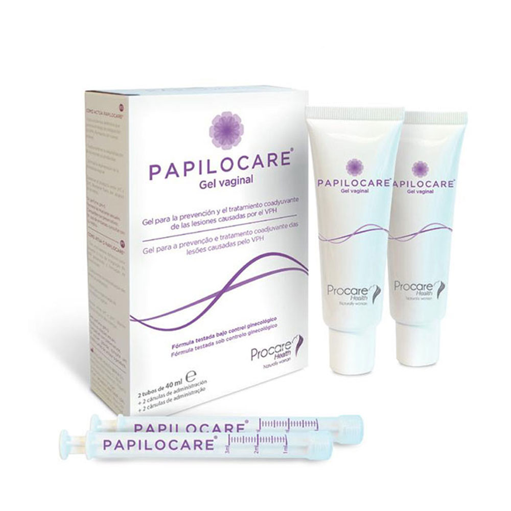 Procare Papilocare Gel vaginal 2 tubos con aplicadores 2 x 40 ml
