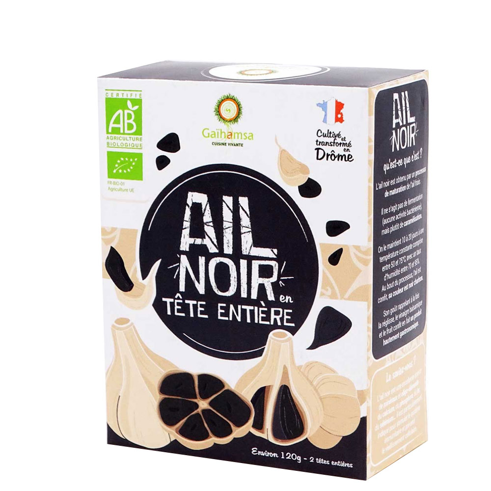 Gaihamsa Ail Noir entero ecológico 120g