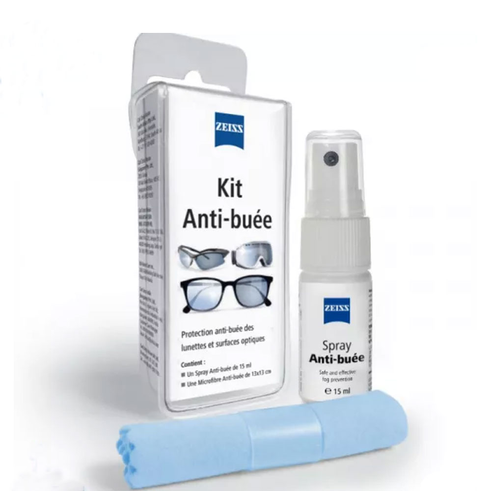 Zeiss Kit antivaho tejido microfibra + spray 15ml