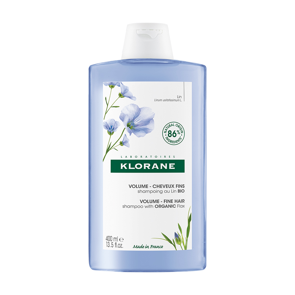 Klorane Lino Champú volumen cabello fino Bio 400ml