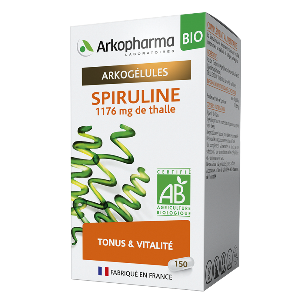 Arkopharma Arkocápsulas Espirulina bio 150 cápsulas