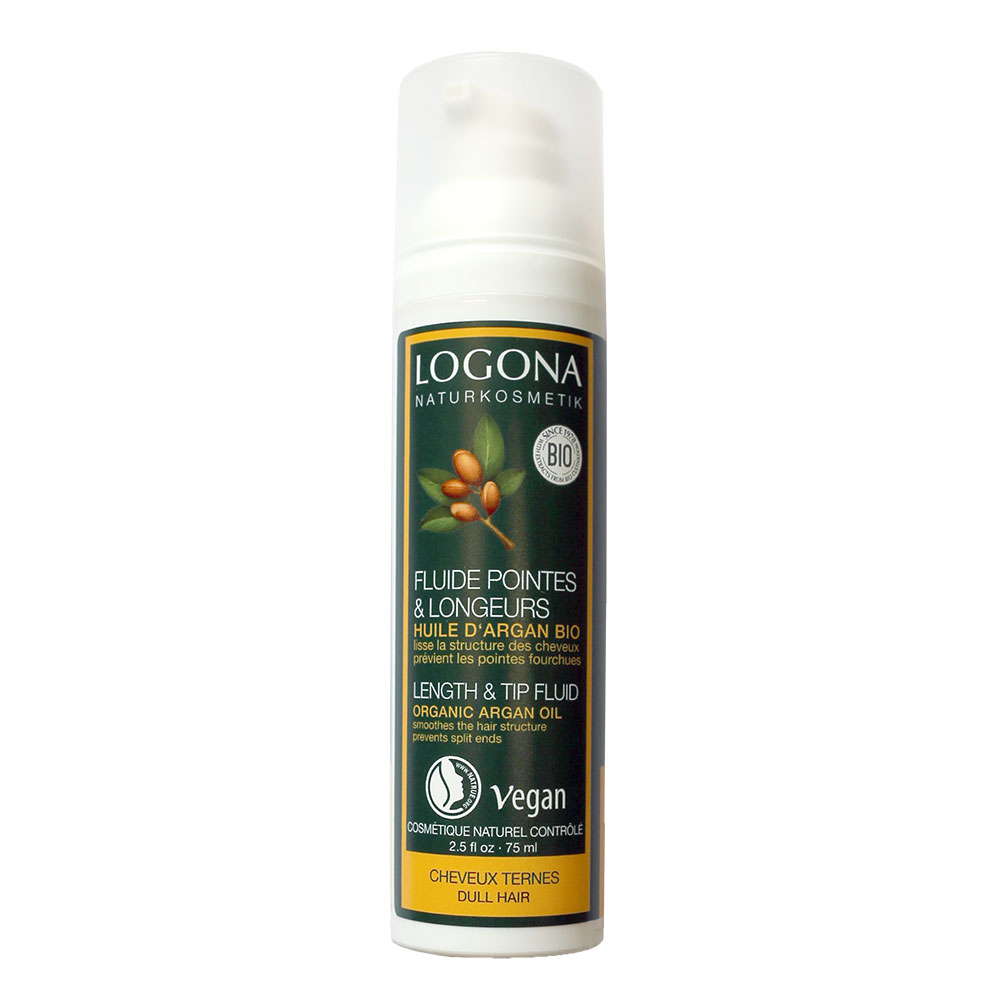 Logona Fluido sin aclarado de Argán bio para puntas y largos 75 ml