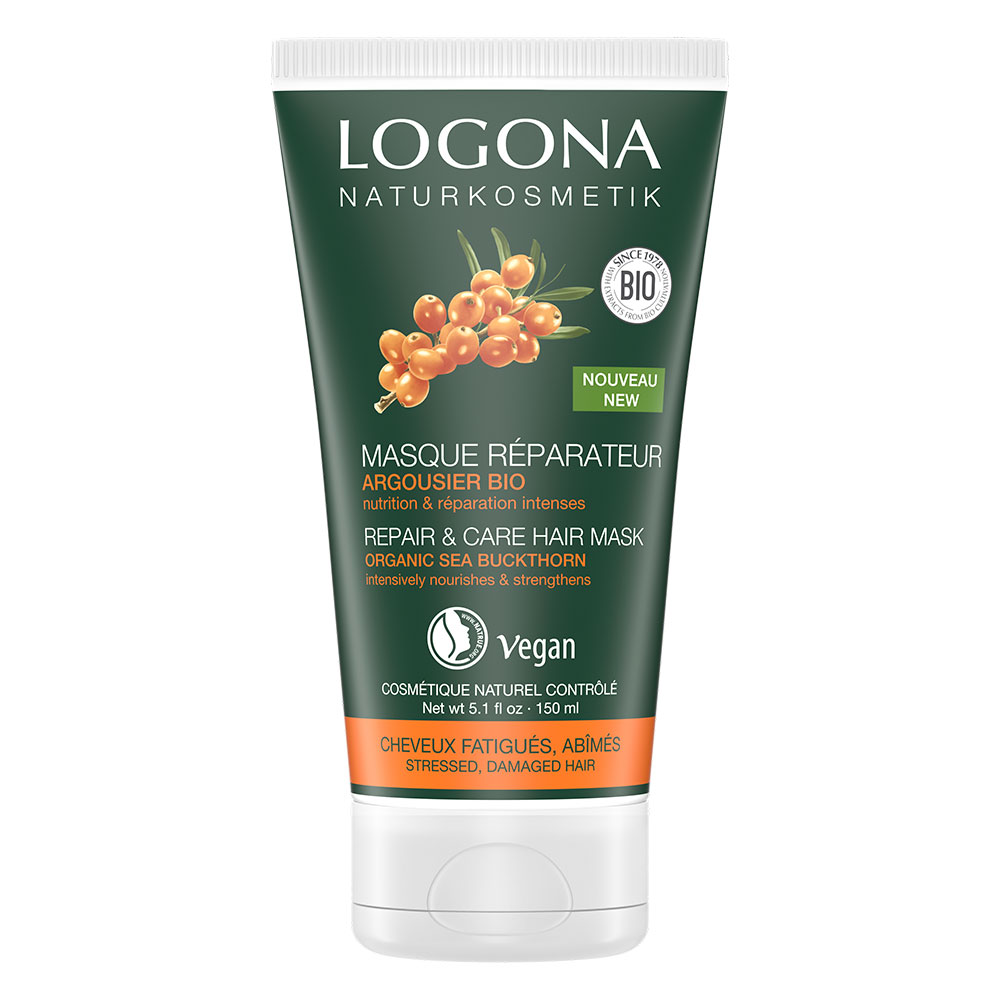 Logona Mascarilla reparadora de espino amarillo Bio 150 ml
