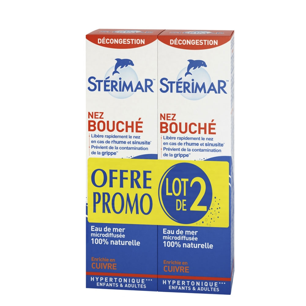 Sterimar Spray nasal hipertónico a partir de 3 años 2x100ml