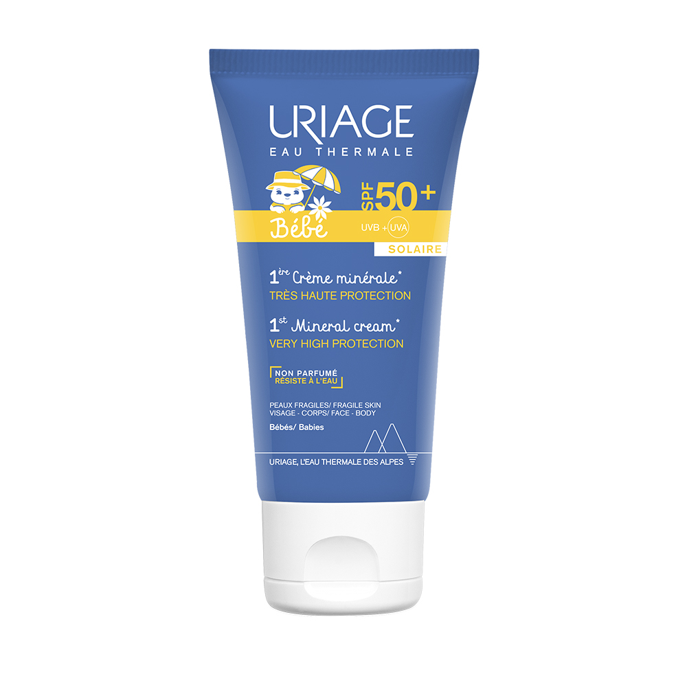 Uriage Cuidados Bebé Primera crema mineral SPF50+ 50ml