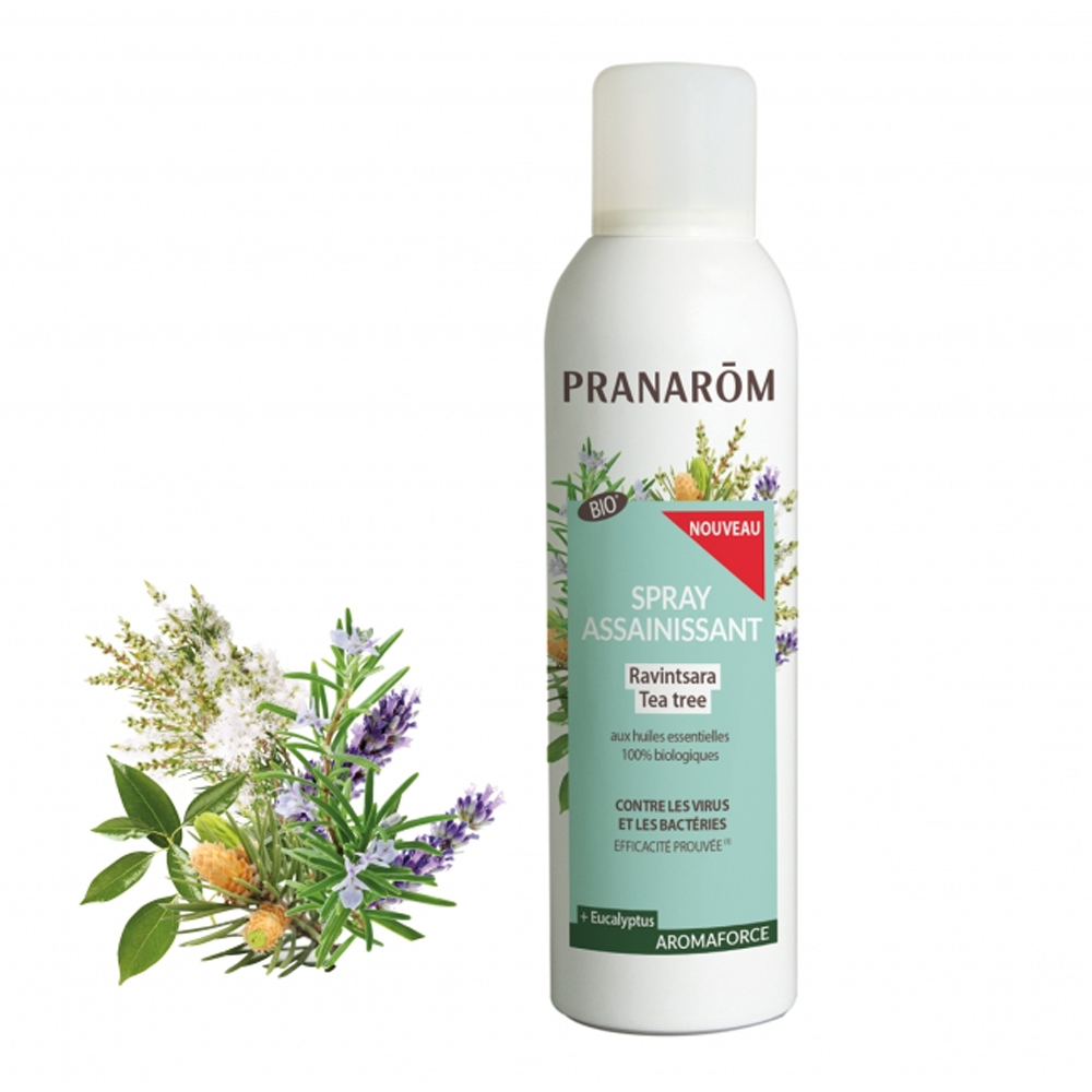 Pranarôm Aromaforce Ravintsara - Spray Saneamiento Árbol del Té BIO 75 ml