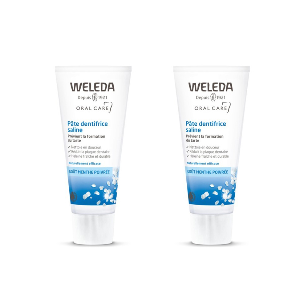 Weleda Pasta de dientes salina 2x75ml