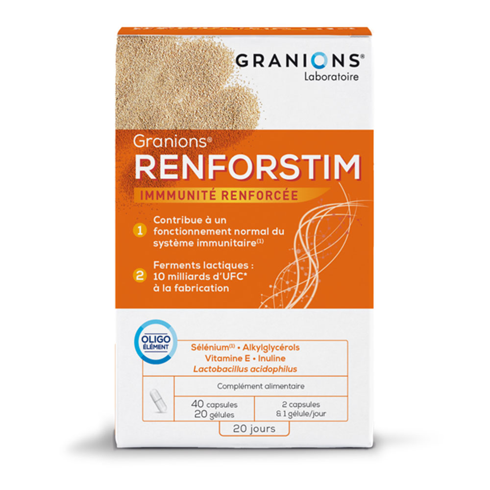 Granions Renforstim 40 Cápsulas + 20 Gelatinas