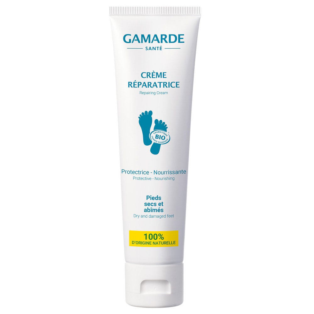 Gamarde Crema reparadora ecológica para pies secos y dañados 100g