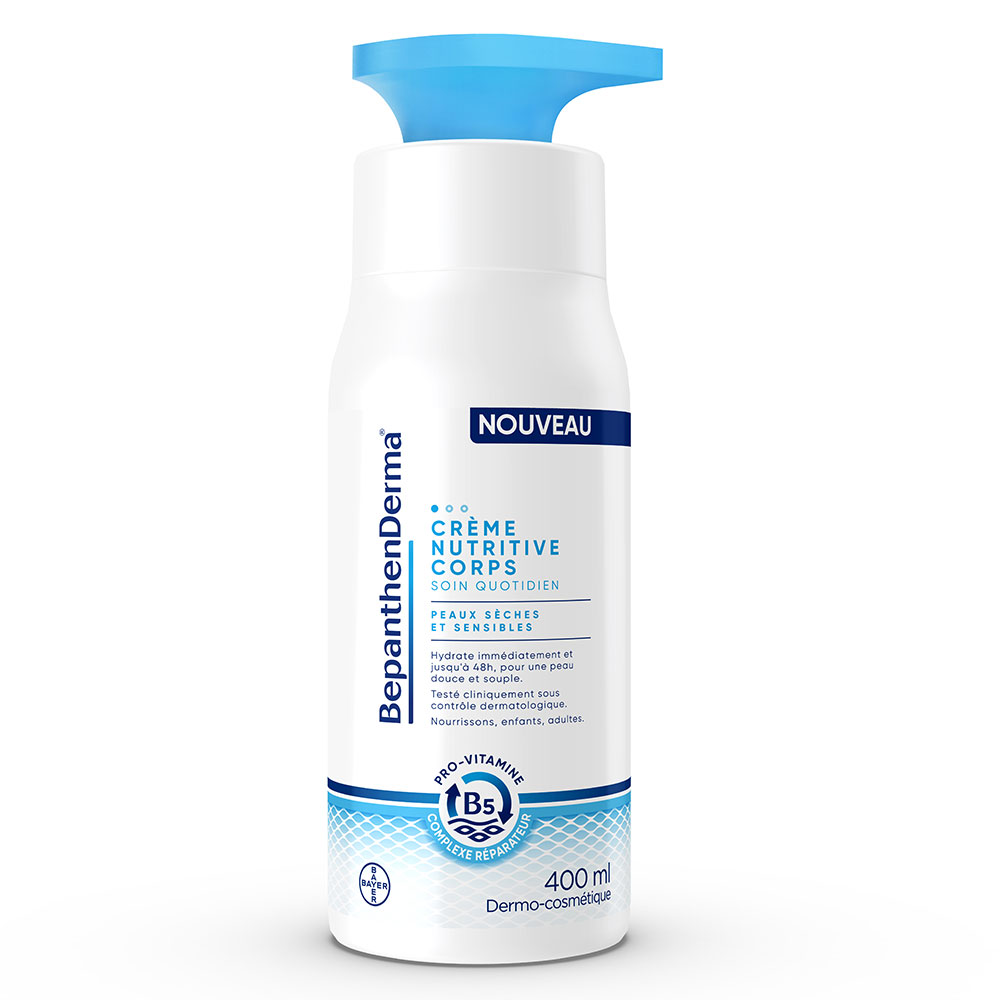 Bepanthen Derma Crema Nutritiva Corporal Frasco con Bomba pieles secas y sensibles 400 ml