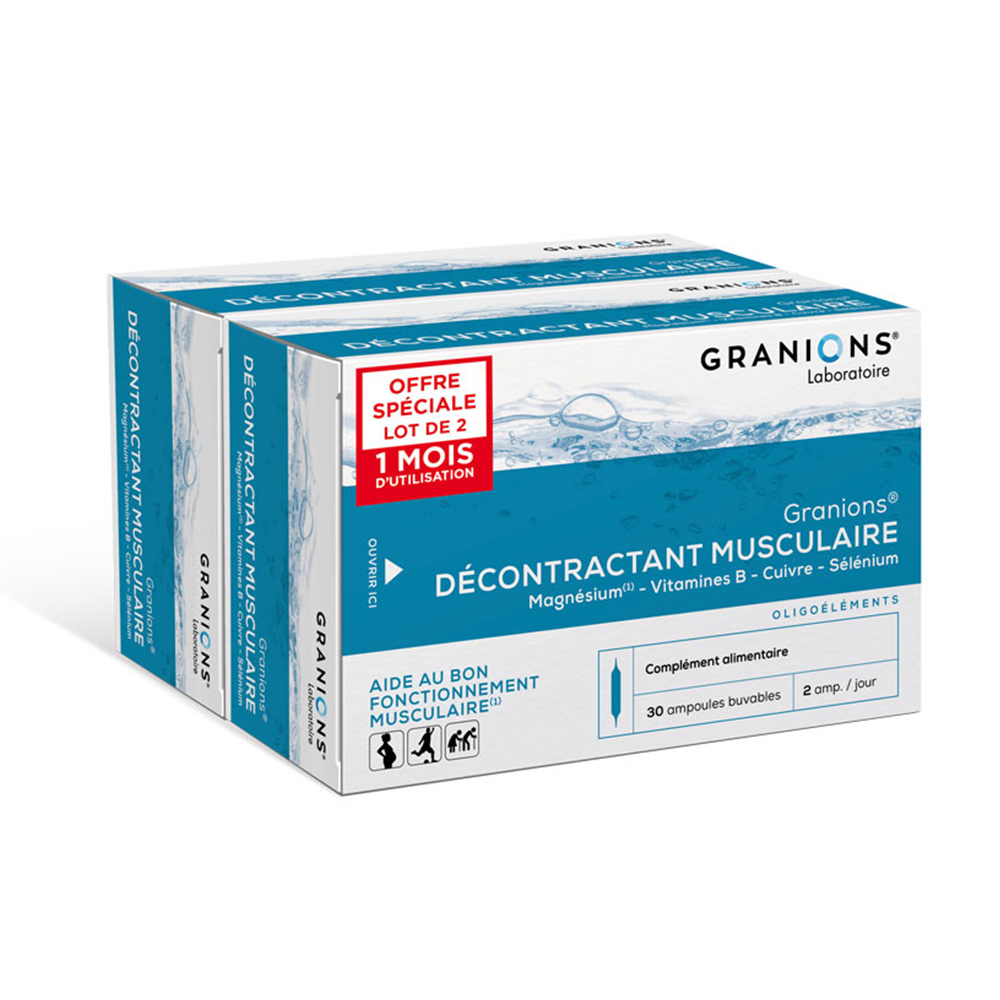 Granions Descontracturante muscular 2 x 30 ampollas
