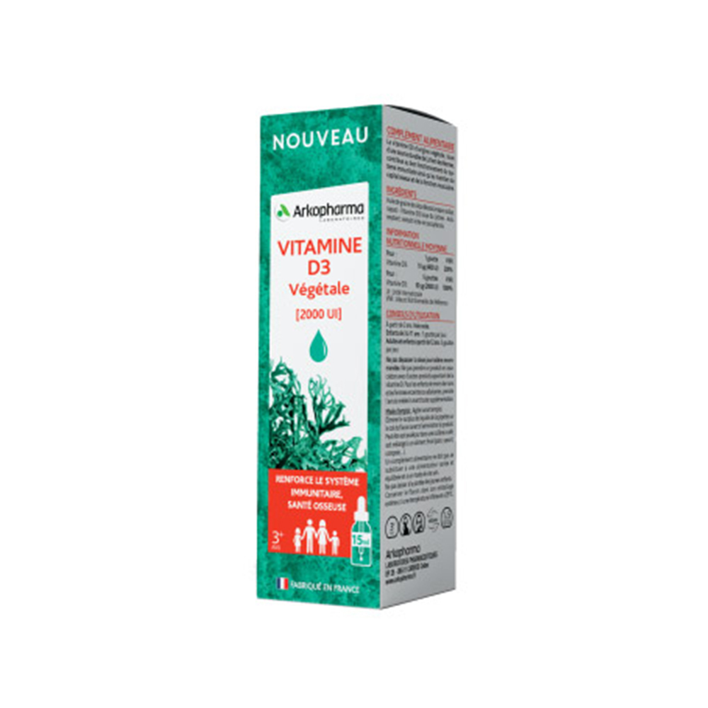 Arkopharma Arkofluidos Vitamina D3 vegetal frasco 15 ml